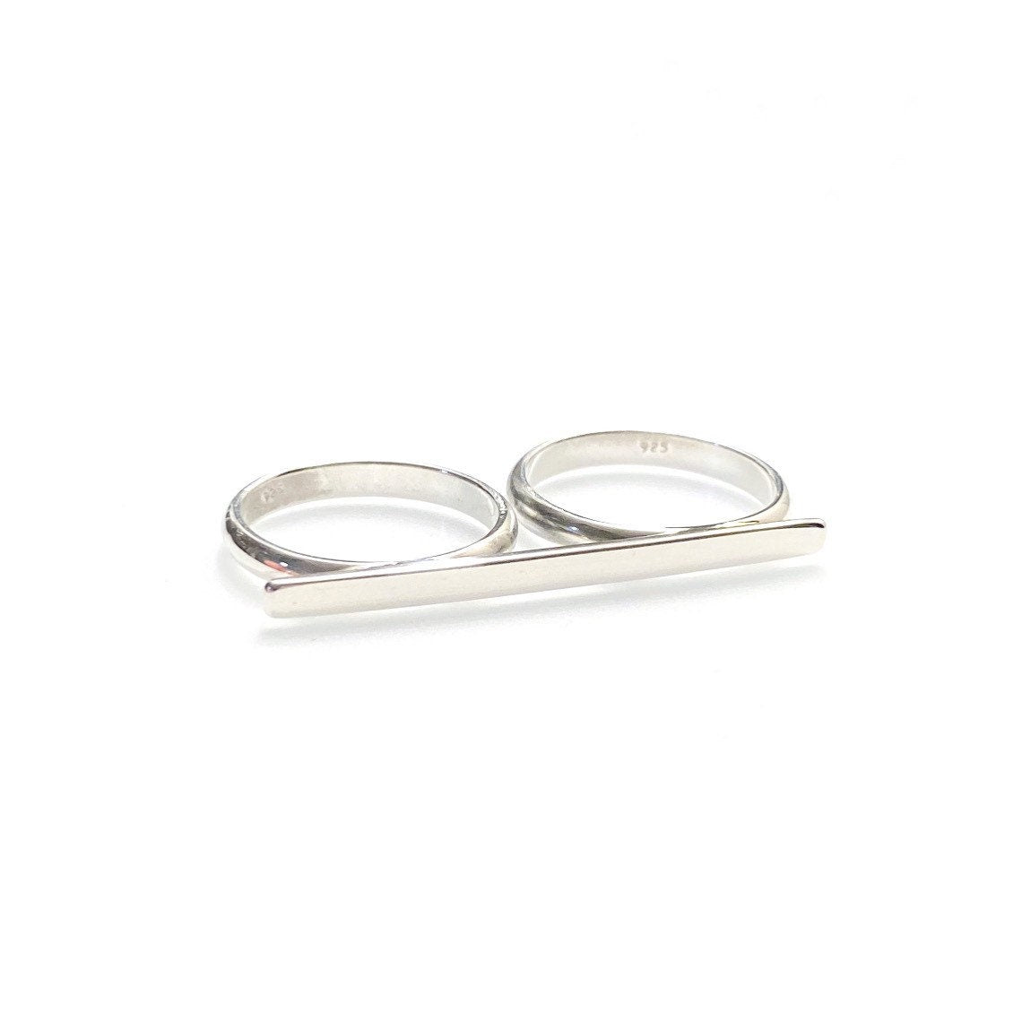 Minimalist bar ring (sterling silver)