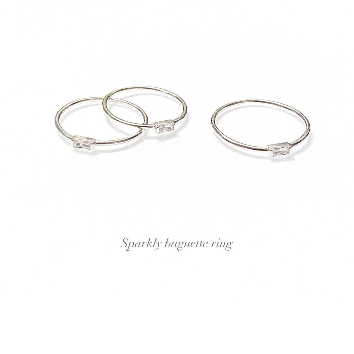 Sterling Silver Stacking Rings - Multiple Styles | Shower Safe