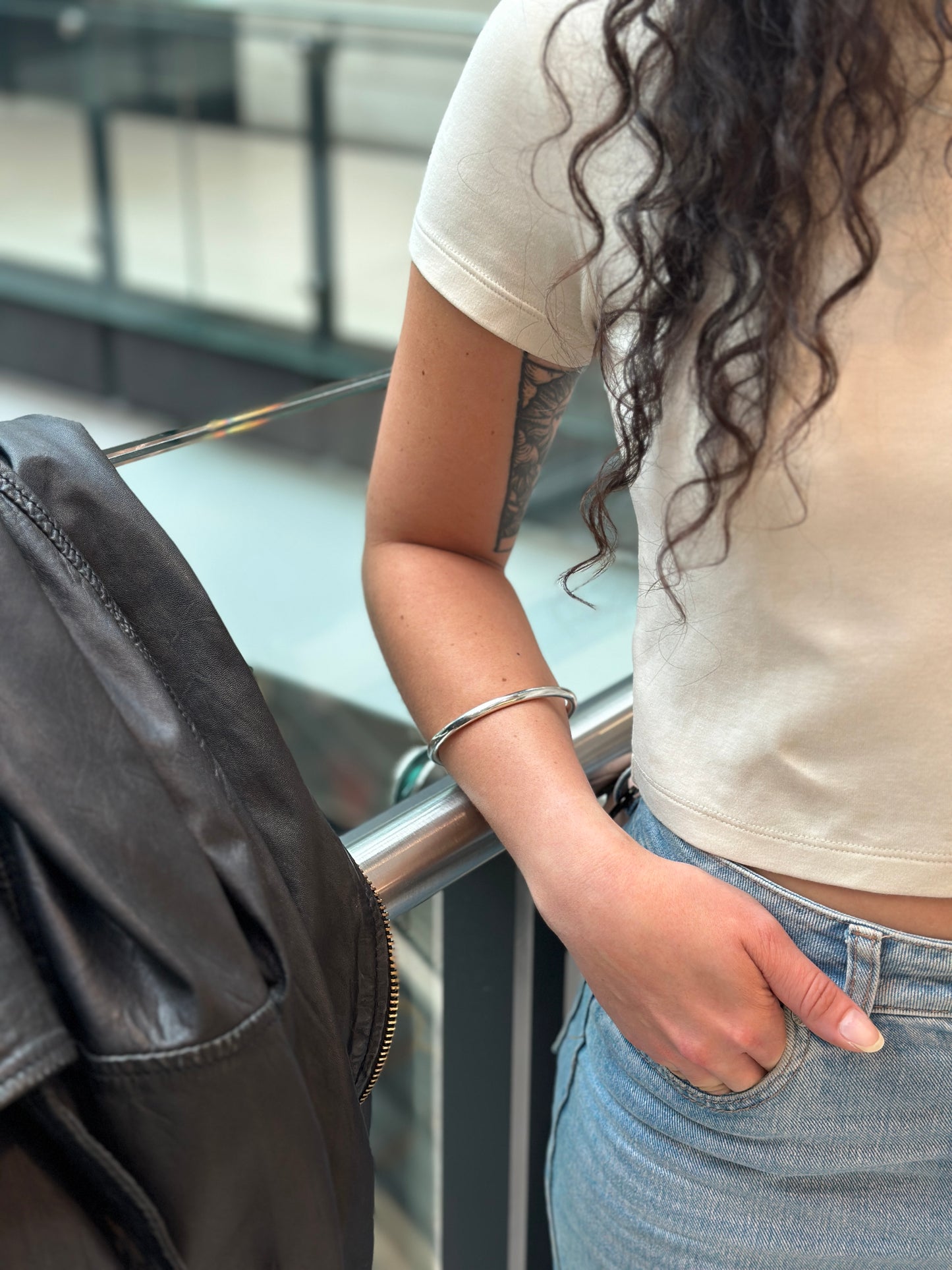 Sterling Silver Tube Bangle - Lightweight & Comfortable | Ultra Shiny