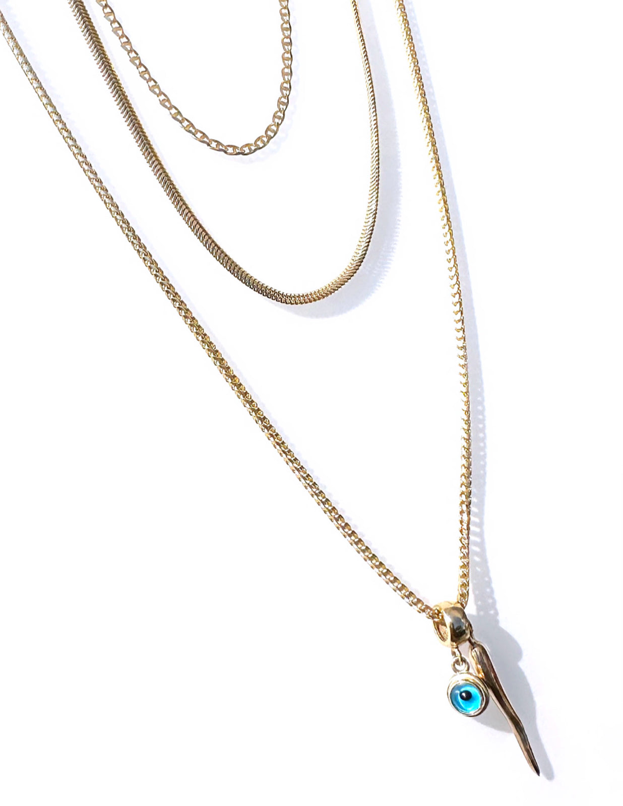 Italian solid gold tangle free chains (Puglia Holiday Collection)