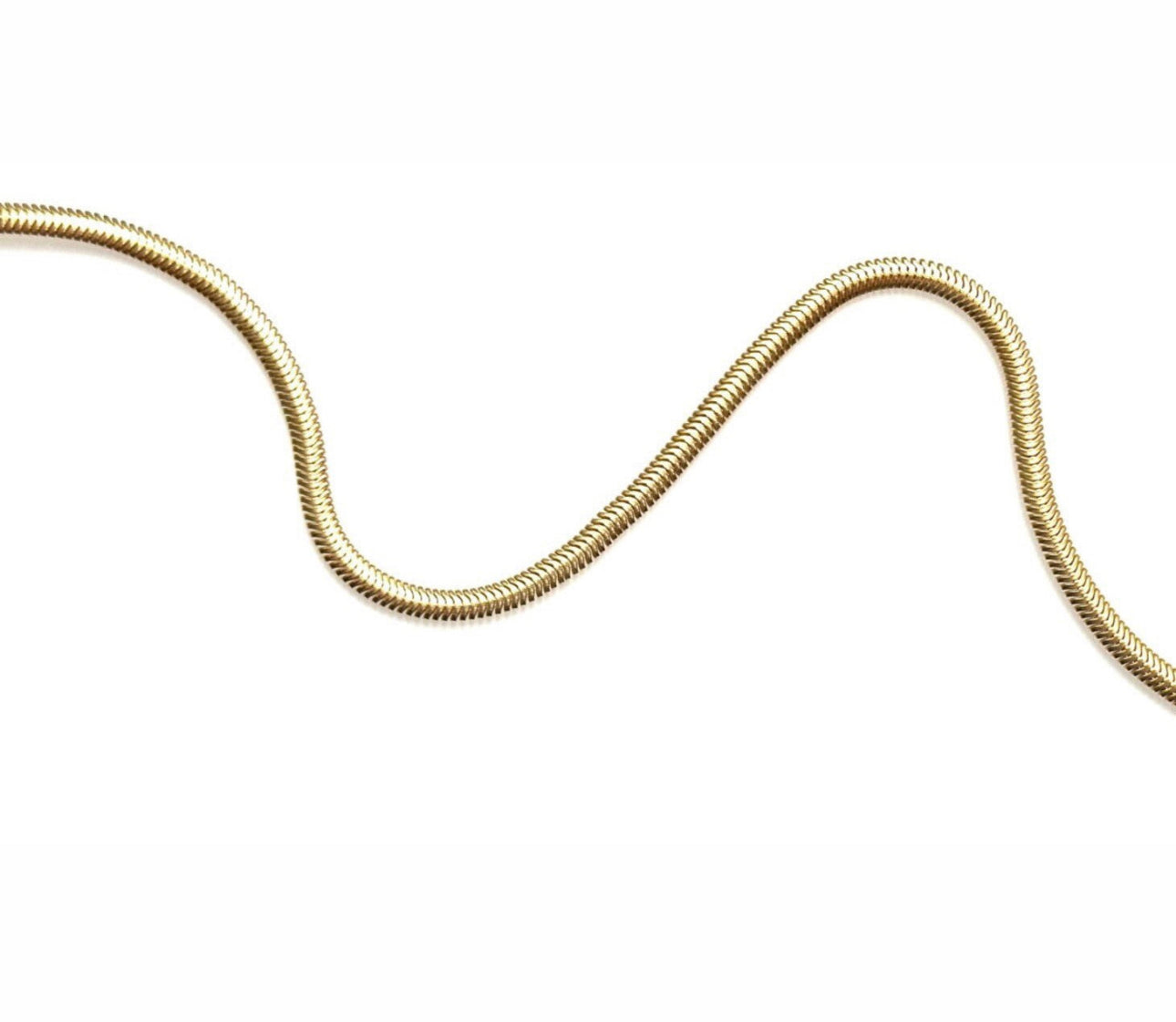 Snake herringbone chain (necklace, bracelets in gold vermeille)