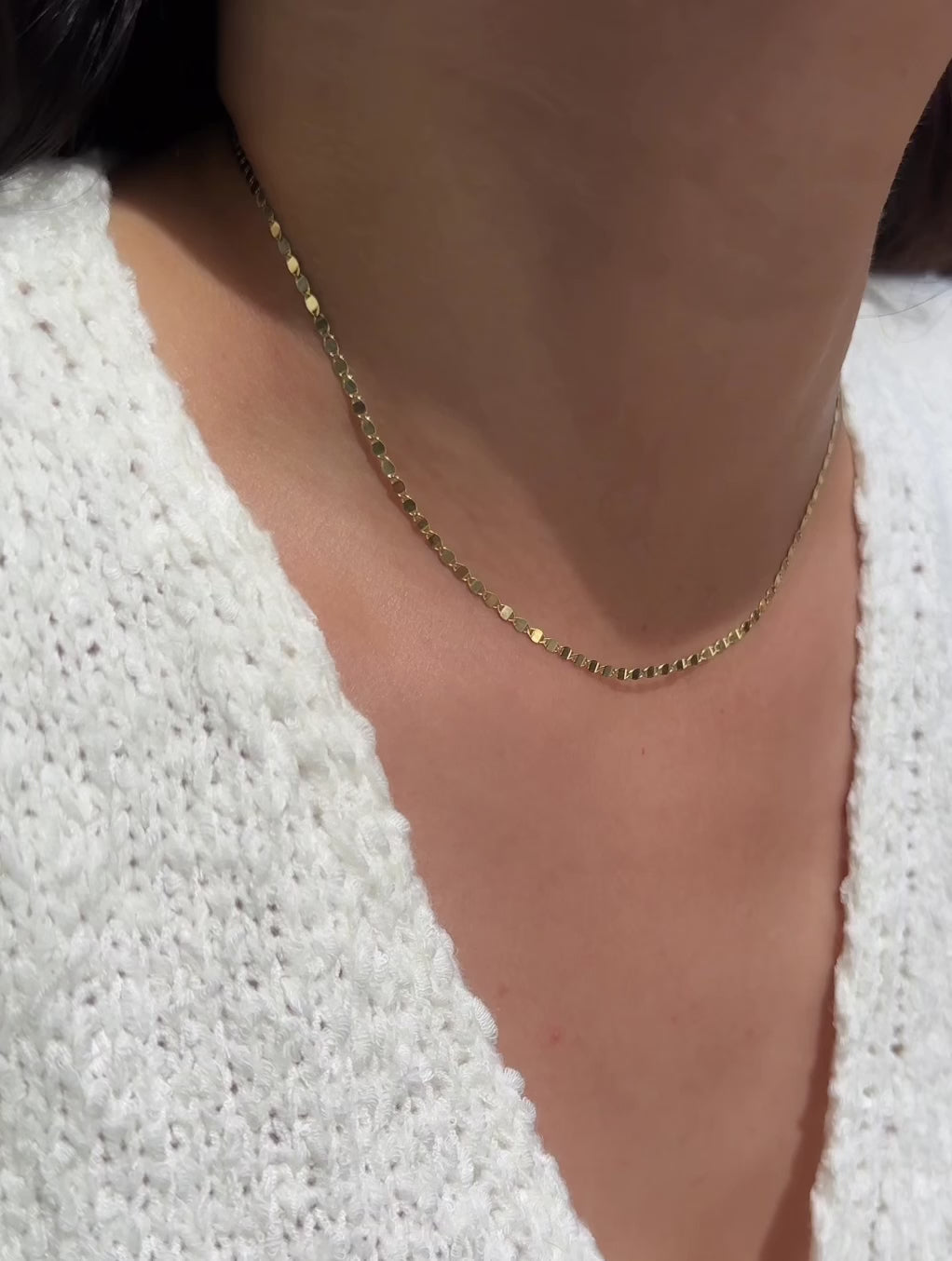 Dainty 10k gold necklace deals