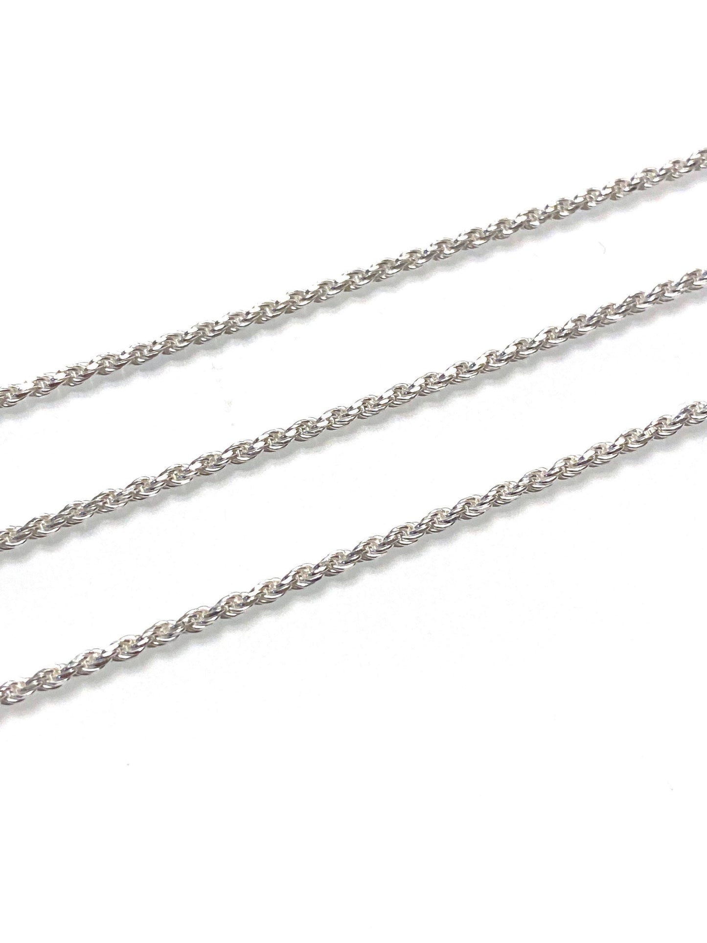 Rope chain bracelet (sterling silver)