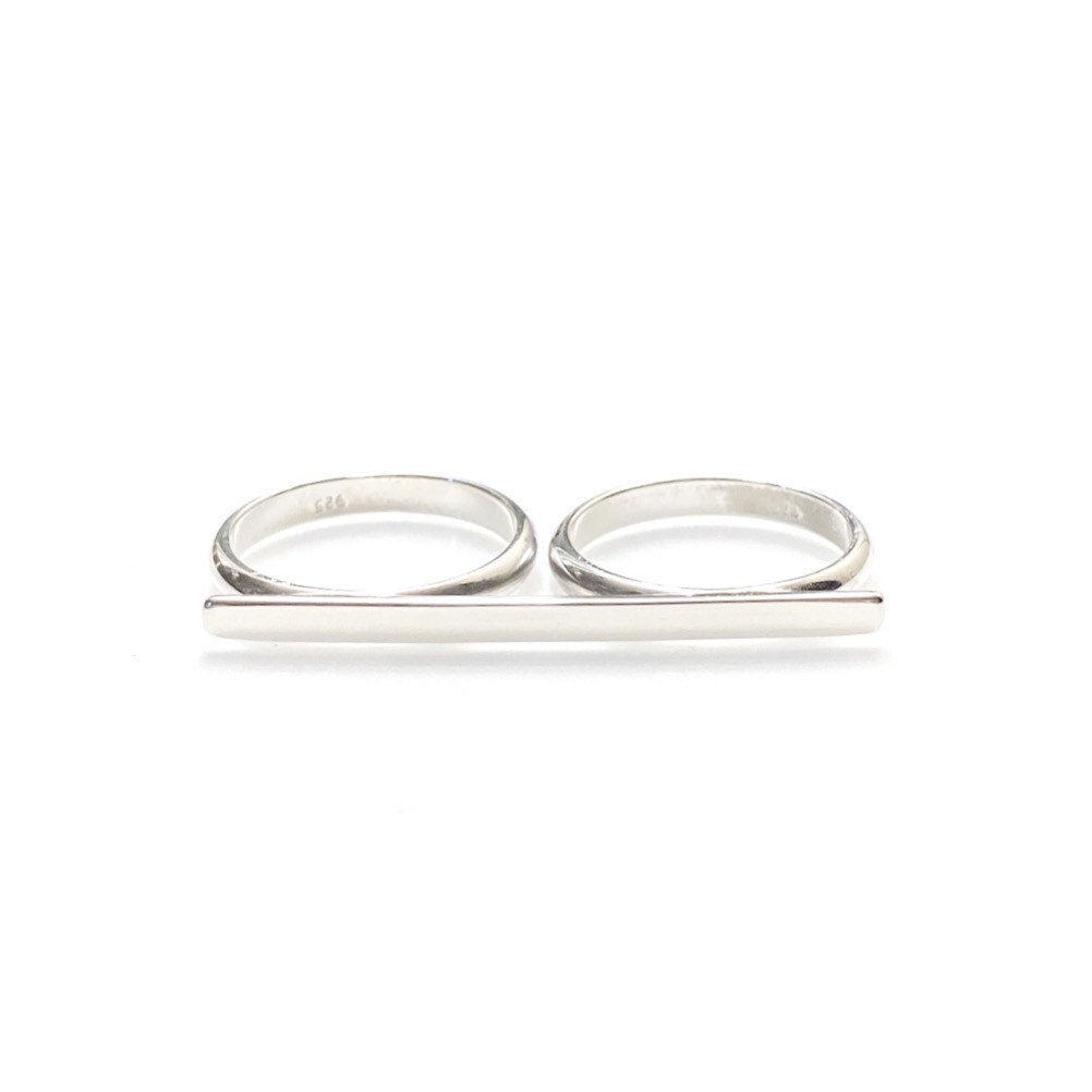 Minimalist bar ring (sterling silver)