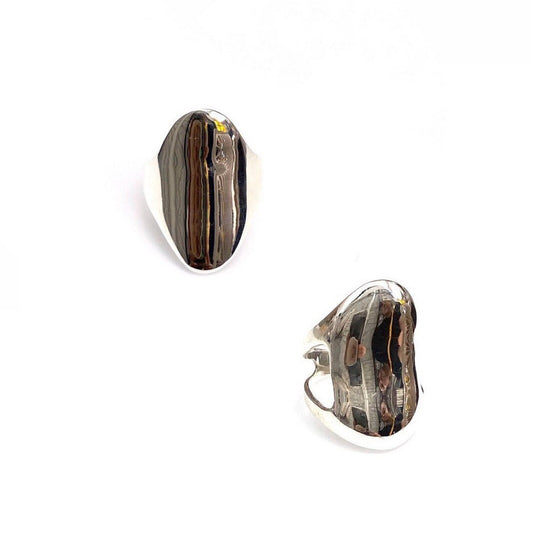 Shield rings (sterling silver)
